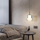 Nordic Glass Pendant Light LED Mini Copper for Bedroom Beside Table - Axyaa Brand