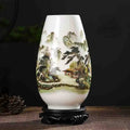 Axyaa Chinese Ceramic Vase Ornaments for Office, Home, Store Decor & Furnishing