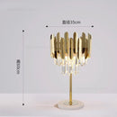 Axyaa Crystal LED Floor Lamp for Bedroom and Living Room Decoration