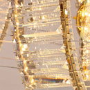 Axyaa Crystal Chandelier Pendant Light for Living Room Bedroom Ceiling Decor