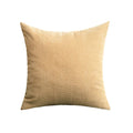 Axyaa Corduroy Sofa Cushion Cover - Soft Plain Decorative Pillowcase