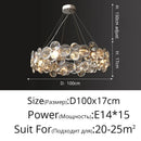 Axyaa Crystal Chandelier: High-end Modern Luxury Lighting for Living Room & Bedroom