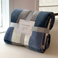 Axyaa Luxury Flannel Travel Blanket: Lightweight, Soft, Non-shedding, Colorfast Multipurpose Blanket