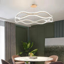 Axyaa Modern Minimalist LED Chandelier for Luxe Living Room & Bedroom