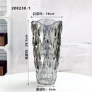 Axyaa Crystal Glass Hydroponic Vase for Art Flower Arrangement and Decor