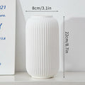 Axyaa White Flower Vase Modern Home Decor Dining Table Ornaments