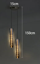 Axyaa Crystal Chandeliers: Modern LED Ceiling Lamp for Living Room