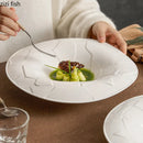 Axyaa Ceramic Soup Pasta Dessert Bowl Set for Molecular Cuisine Tableware
