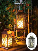 Axyaa Solar Flameless Candle Hanging Lamp Waterproof LED Light for Outdoor Decor