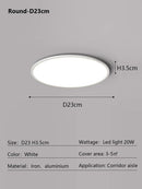 Axyaa Modern Minimalist LED Ceiling Light for Living Room and Bedroom
