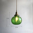 Axyaa Nordic Glass Pendant Lights Modern Hanging Lamp for Dining Room & Bar