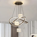 Axyaa Crystal Chandelier | Luxury Living Room and Dining Room Pendant Light