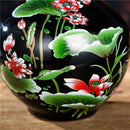Axyaa Classic Jingdezhen Ceramic Vase with Base for Home Decor
