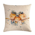 Animal Print Linen Pillowcase by Axyaa - Home Decor Cushion Cover