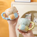 Axyaa Ceramic Sweet Mug, High Color Value Coffee Cup, Breakfast Milk Tea Juice Cup