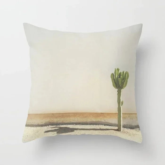 Axyaa Plant Pattern Pillowcase 45*45cm for Home Office Decor