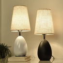Axyaa Retro Ceramic Bedside LED Table Lamp