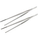 Axyaa Stainless Steel Food Tongs Set for BBQ and Buffet
