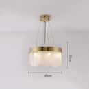 Luxury Gold Glass Chandelier by Axyaa: Elegant Modern Design for Dining & Bedroom
