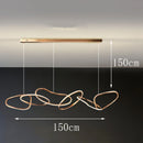 Axyaa Modern Pendant Light Chandelier for Dining Room & Living Room