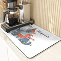 Axyaa Snowman Silicone Placemats for Festive Dining
