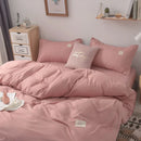 Axyaa Princess Pink Heart Bedding Set - Queen Twin Size - Cute Kawaii Design