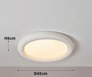 Axyaa Nordic Wabi Sabi Cream Ceiling Light for Minimalist Living Spaces