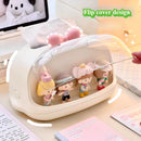 Axyaa Kawaii Tissue Box Holder Display Box Organizer Dolls Desktop Ornament