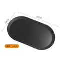 Axyaa Stainless Steel Oval Jewelry Display Tray Palette Holder Organizer