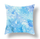 Axyaa Blue Ornament Pillowcase: Festive Home Decor Cushion Cover for Christmas & New Year