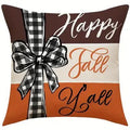 Axyaa Farm Fresh Pumpkins Pattern Cushion Cover for Sofa, Bedroom, Car