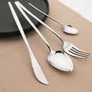 Axyaa 32Pcs Stainless Steel Cutlery Set Silverware Flatware Dinnerware Kit
