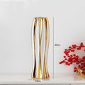 Axyaa Water Gold Luxury Ceramic Vase Home Decor