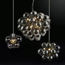 Axyaa Nordic Bubble Chandelier: Colorful Glass Pendant Lamp for Kids’ Rooms & Dining Area