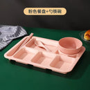 Axyaa Fast Food Meal Plate Bowl Cup Set Dinner Service Assiette