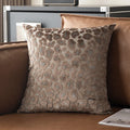 Axyaa 3D Leopard Print Sherpa Pillow Cover 18x18 Inch in Various Colors