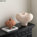 Ceramic Vase for Dried Flower Arrangement by Axyaa