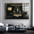 Axyaa Street Wolf Wall Picture Mural Lamp for Financial Tycoon Decor