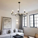 Axyaa Modern Golden Candle Chandelier for Home Decoration