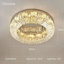 Axyaa LED Crystal Ceiling Lamp: Modern Home Decor Atmosphere Lighting