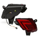 Axyaa LED Rear Bumper Reflectors for Mazda CX5 - Brake Turn Signal Warning Lights