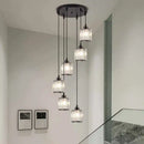 Axyaa Crystal Chandelier Ceiling Light Luxury Modern Pendant Lamp Living Room Bedroom Lighting