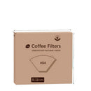 Axyaa Wood Pulp Coffee Filter Cone Set