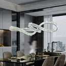 Axyaa Crystal Chandelier Pendant Light for Living and Dining Room