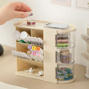 Axyaa Multi-tier Jewellery Storage Box & Desktop Shelf for Study Room Storage & Display
