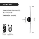 Axyaa Rechargeable Wireless LED Wall Sconce Touch Dimmable Light for Bedroom