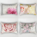 Pink Flower Polyester Pillowcase - Romantic Girl Room Aesthetic Decor