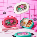 Axyaa Kids Stainless Steel Bento Lunch Box for School Girls & Children