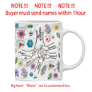 Axyaa 3D Flowers Name Mug for Mother's Day Gifts