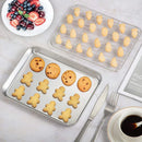 Axyaa Large Metal Baking Tray Kitchen Pan for Baking, Serving, and Pizza